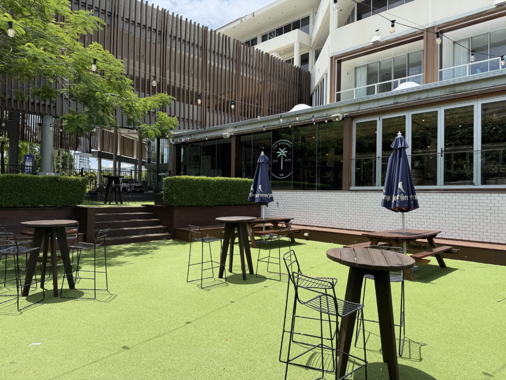The Backyard bar and restaurant inside The Pier Shopping Centre in Cairns