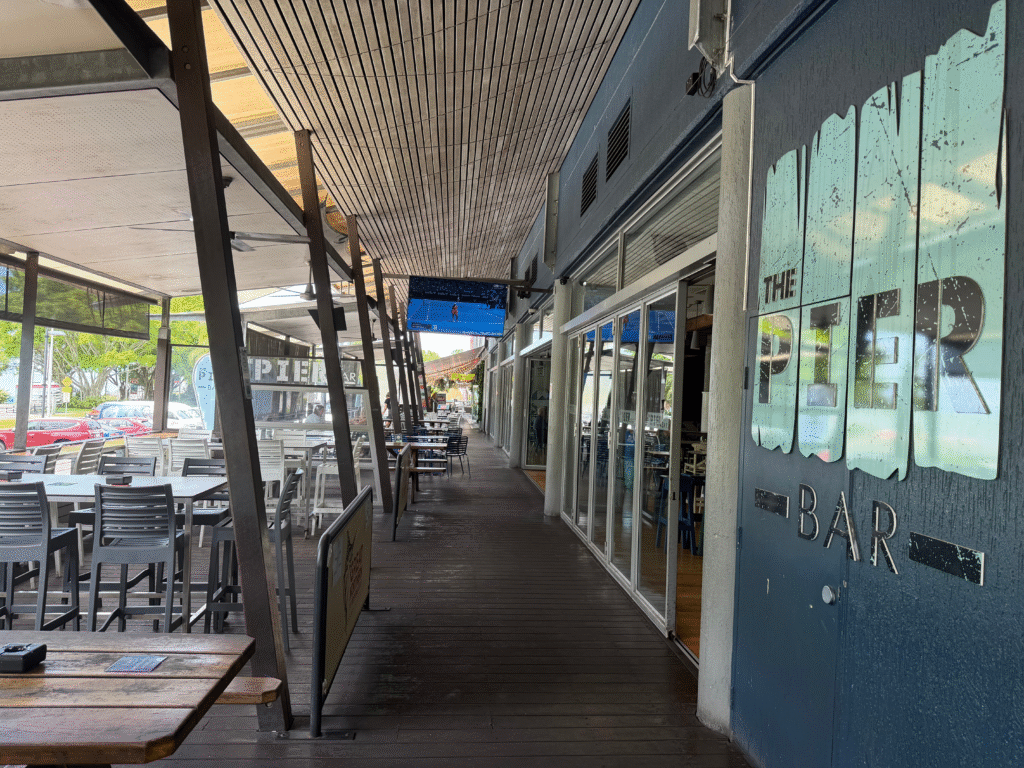 The Pier Bar on the waterfront at The Pier Shopping Centre in Cairns